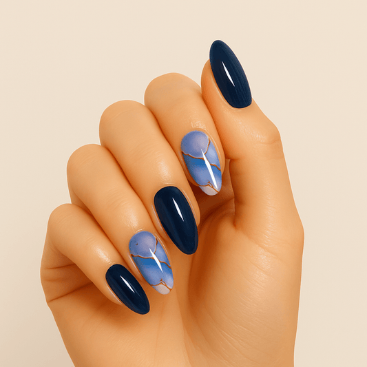 Holy Grail Nail Semi-Cured Gels Blue Marble - Gels