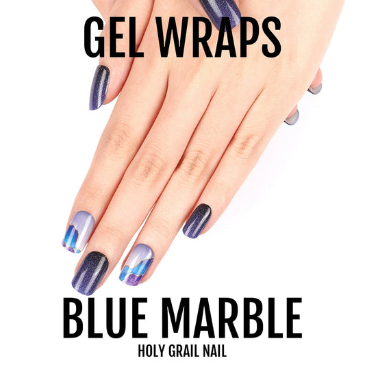 Holy Grail Nail Semi-Cured Gels Blue Marble - Gels