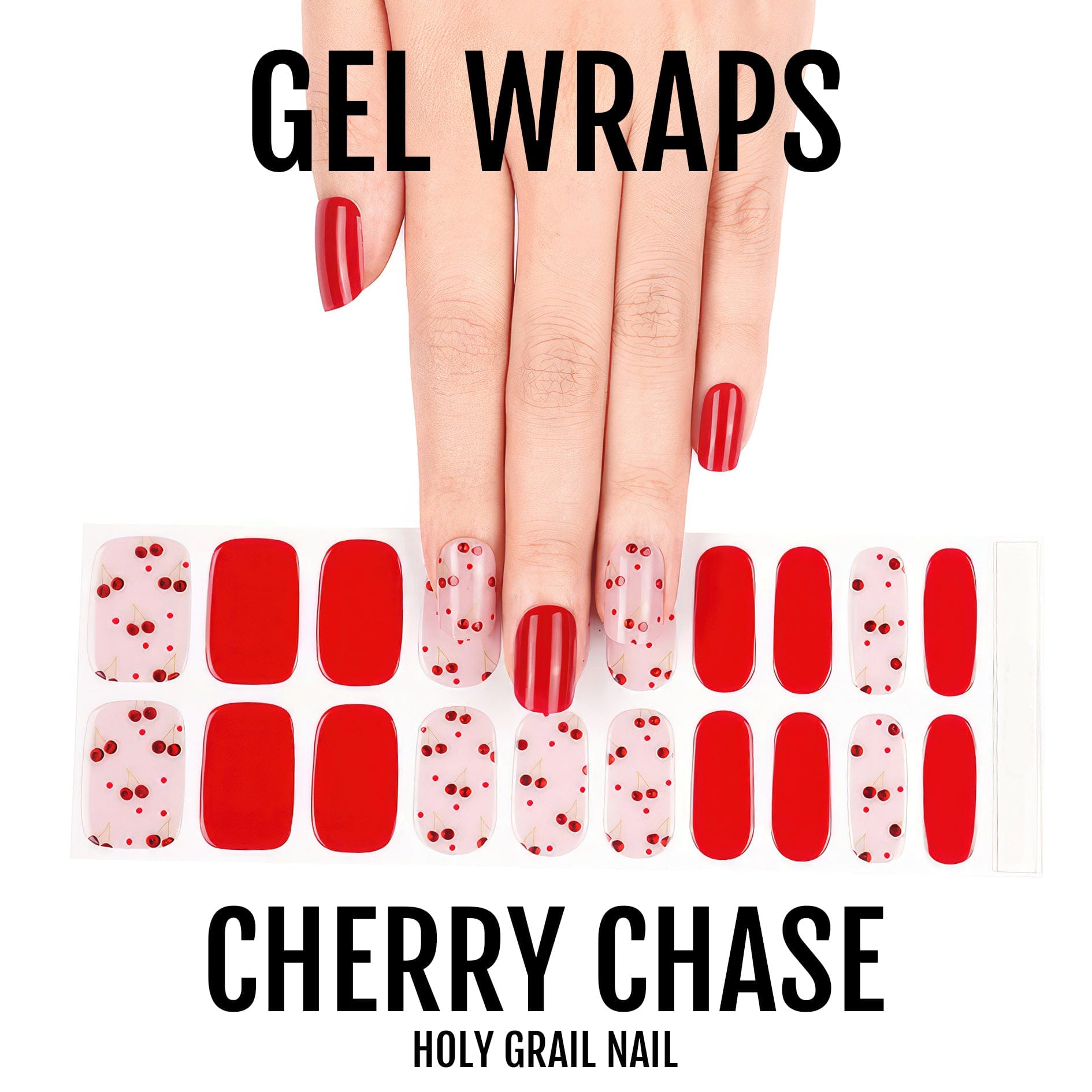 Holy Grail Nail Semi-Cured Gels Cherry Chase - Gels