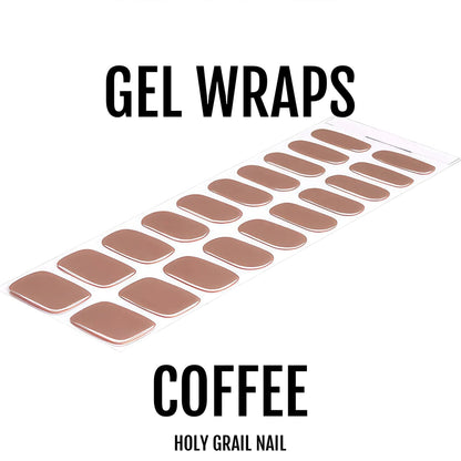 Holy Grail Nail Semi-Cured Gels Coffee - Gels, Caramel Cream Gels, Holy Gels, Cappuccino Gel, Hello Nails