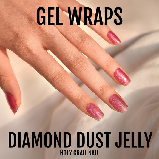 Holy Grail Nail Semi-Cured Gels Diamond Dust Jelly - Gels, Ballet Slipper Gel, Hello Nails