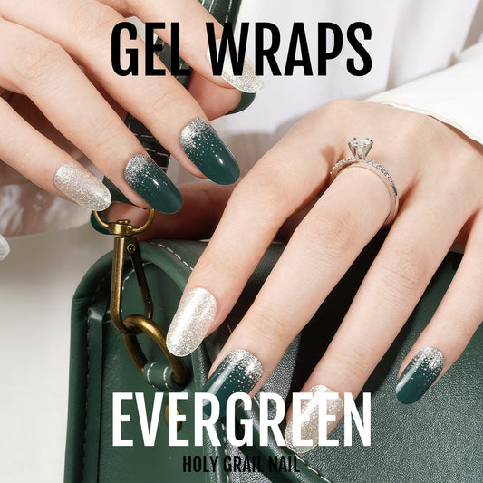 Holy Grail Nail Semi-Cured Gels Evergreen - Gels, Frosted Fir Gel, Hello Nails