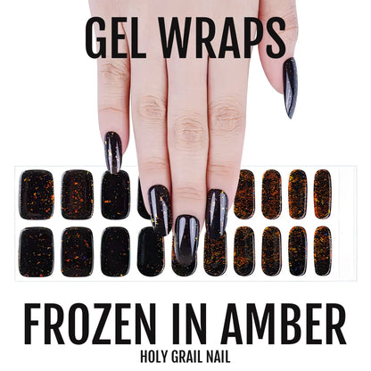 Holy Grail Nail Semi-Cured Gels Frozen in Amber - Gels