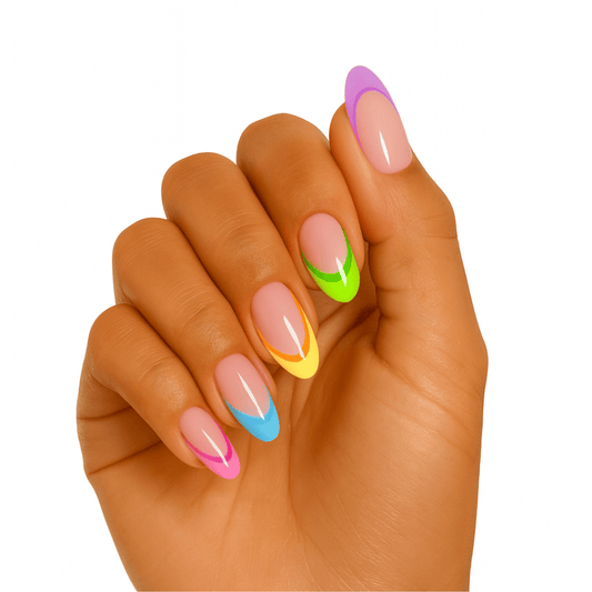 Holy Grail Nail Semi-Cured Gels Funked Up French (Part Transparent) - Gels