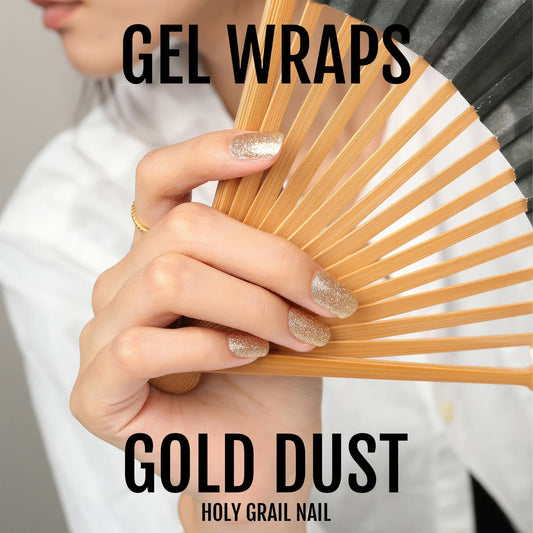 Holy Grail Nail Semi-Cured Gels Gold Dust - Gels