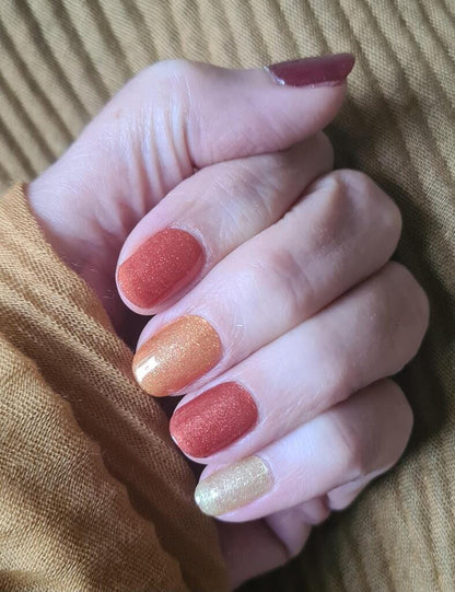 Holy Grail Nail Semi-Cured Gels Gradients of Amber - Gels