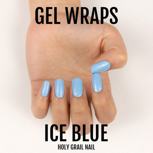 Holy Grail Nail Semi-Cured Gels Ice Blue - Gels, Sea Shell Gel, Hello Nails