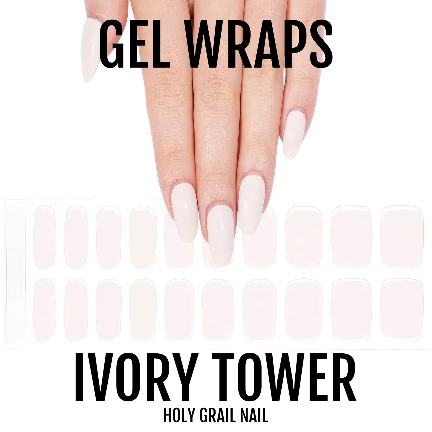 Holy Grail Nail Semi-Cured Gels Ivory Tower - Gels