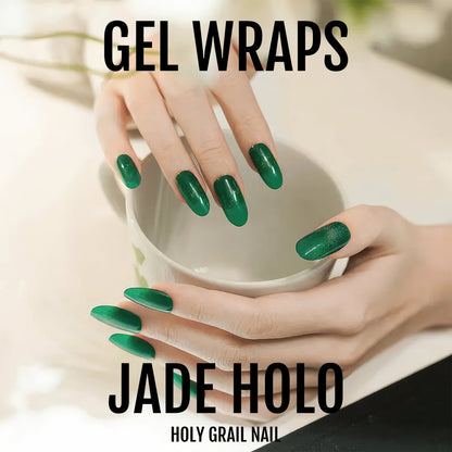 Holy Grail Nail Semi-Cured Gels Jade Holo - Gels