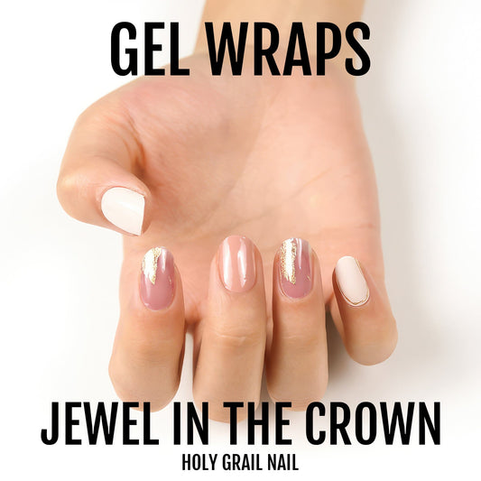 Holy Grail Nail Semi-Cured Gels Jewel In The Crown - Gels, Rose Quartz Gel, Hello Nails