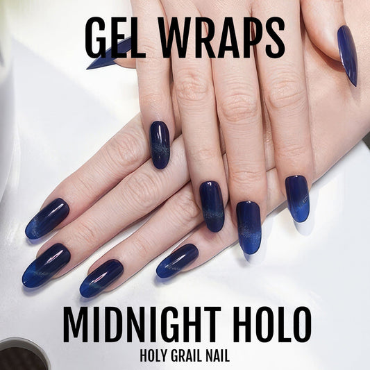 Holy Grail Nail Semi-Cured Gels Midnight Holo - Gels