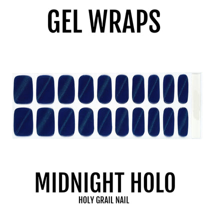 Holy Grail Nail Semi-Cured Gels Midnight Holo - Gels