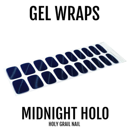 Holy Grail Nail Semi-Cured Gels Midnight Holo - Gels