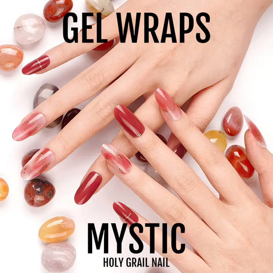 Holy Grail Nail Semi-Cured Gels Mystic - Gels, Glimmer and Glam Gel, Hello Nails