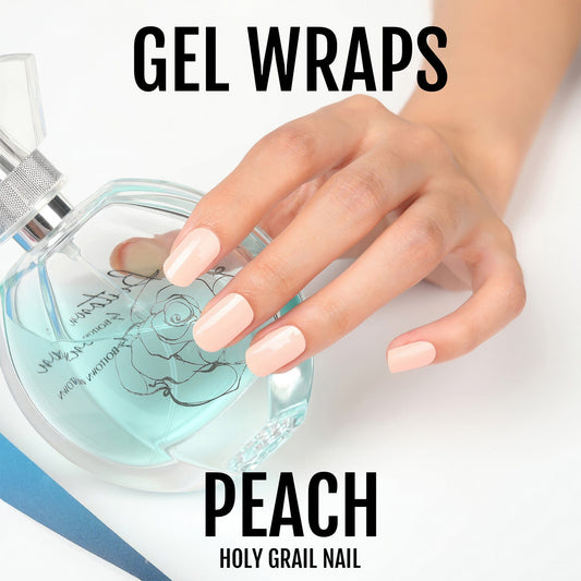 Holy Grail Nail Semi-Cured Gels Peach - Gels, Apricot Gels, Holy Gels, Cherry Pink Gel, Hello Nails