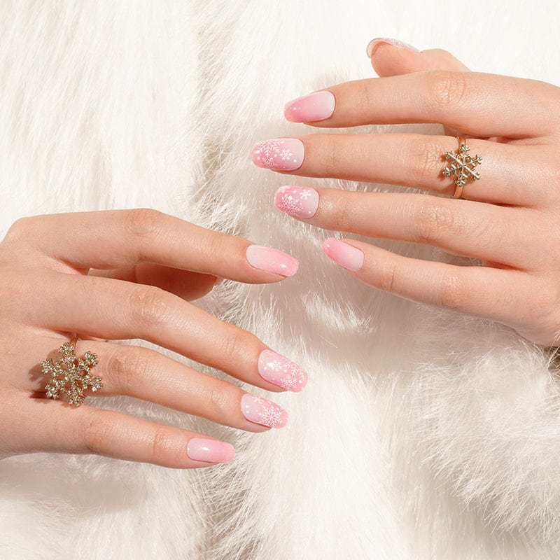 Holy Grail Nail Semi-Cured Gels Pink Snowflake