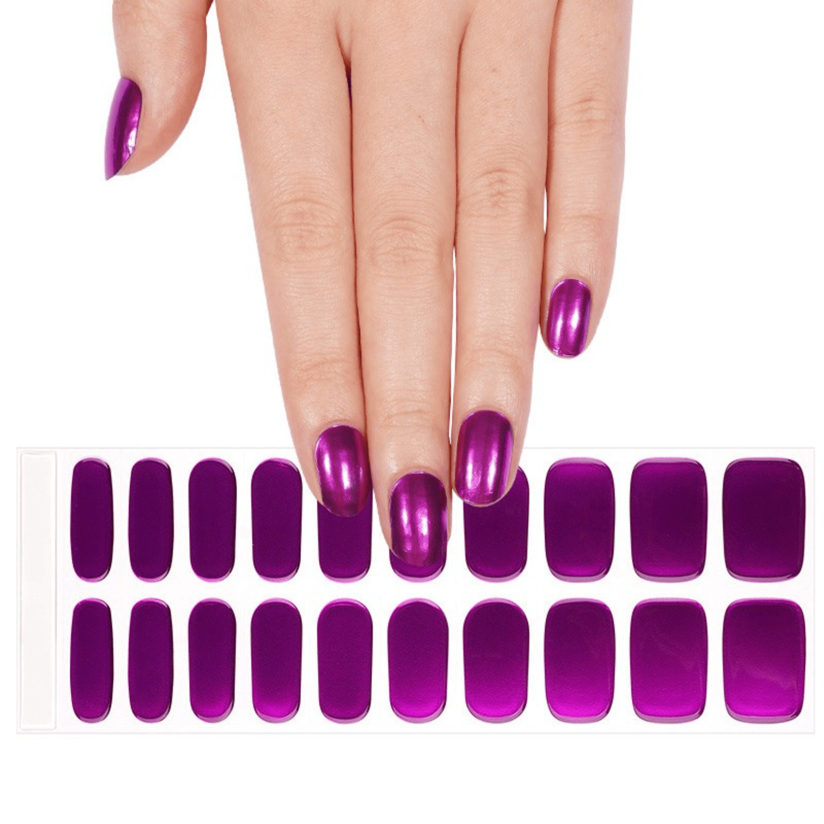 Holy Grail Nail Semi-Cured Gels Purple Chrome