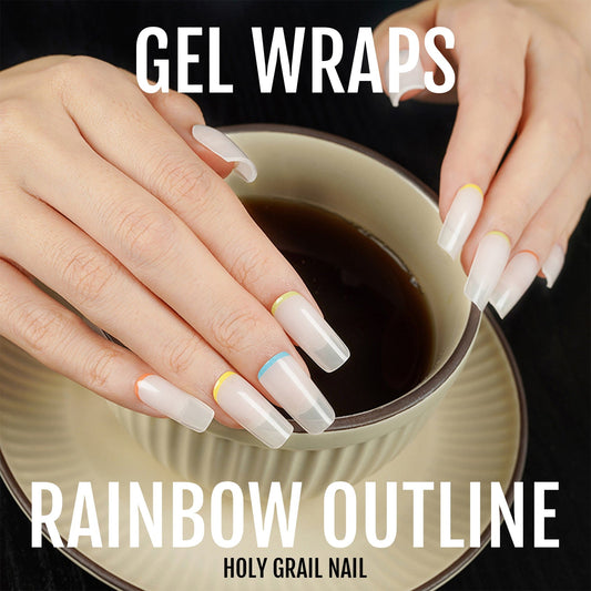 Holy Grail Nail Semi-Cured Gels Rainbow Outline - Gels, Rainbow Symphony Gels, Holy Gels