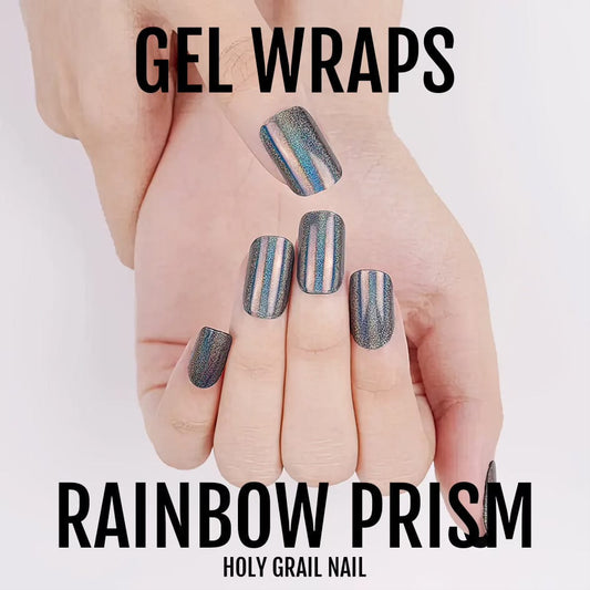 Holy Grail Nail Semi-Cured Gels Rainbow Prism - Gels, Prismatic Spectrum Gels, Holy Gels