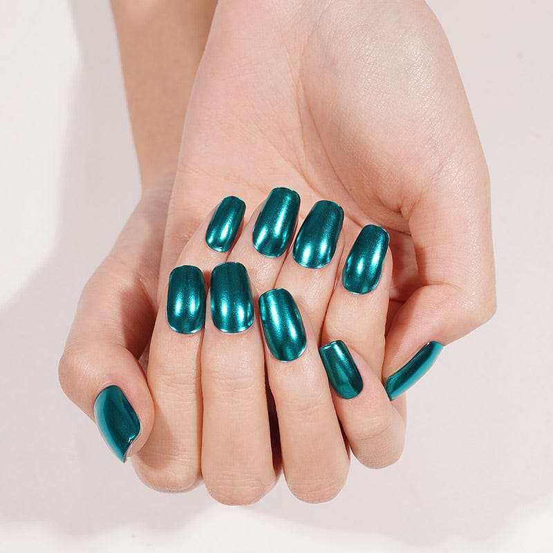 Holy Grail Nail Semi-Cured Gels Turquoise Chrome