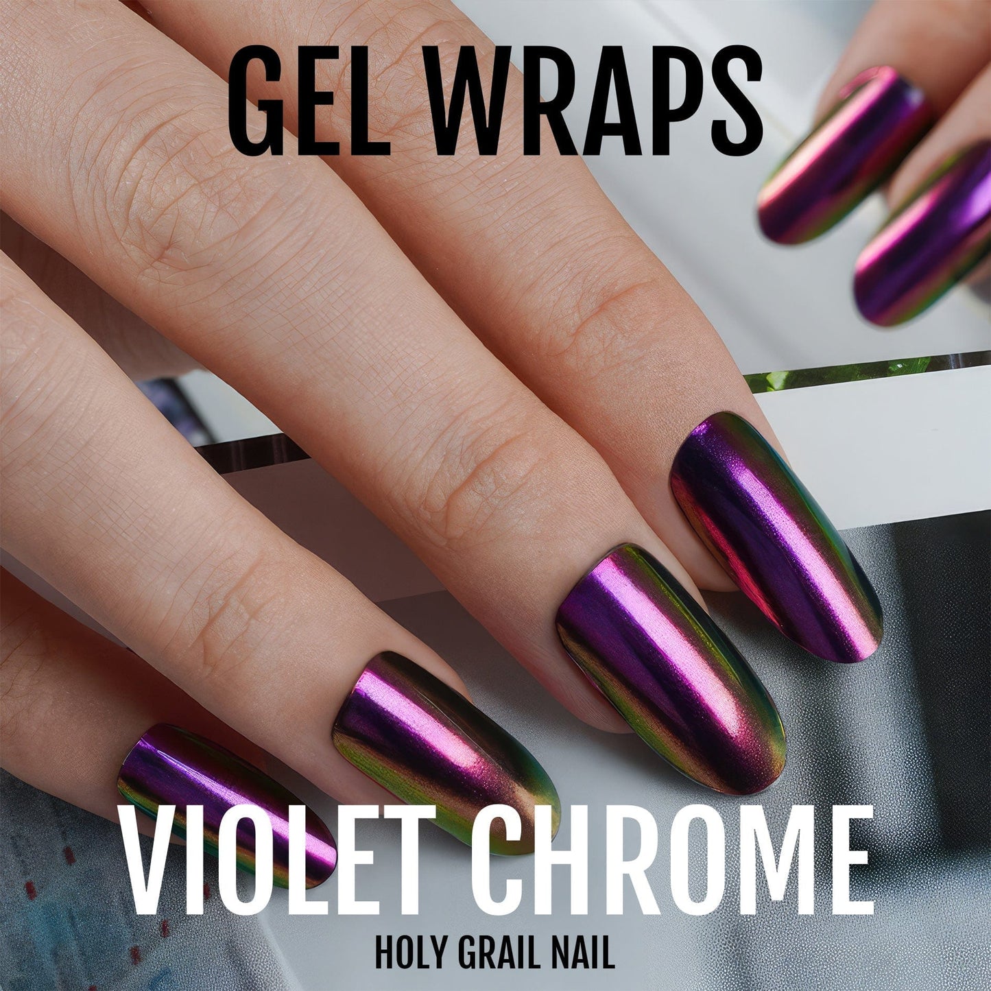 Holy Grail Nail Semi-Cured Gels Violet Chrome - Gels