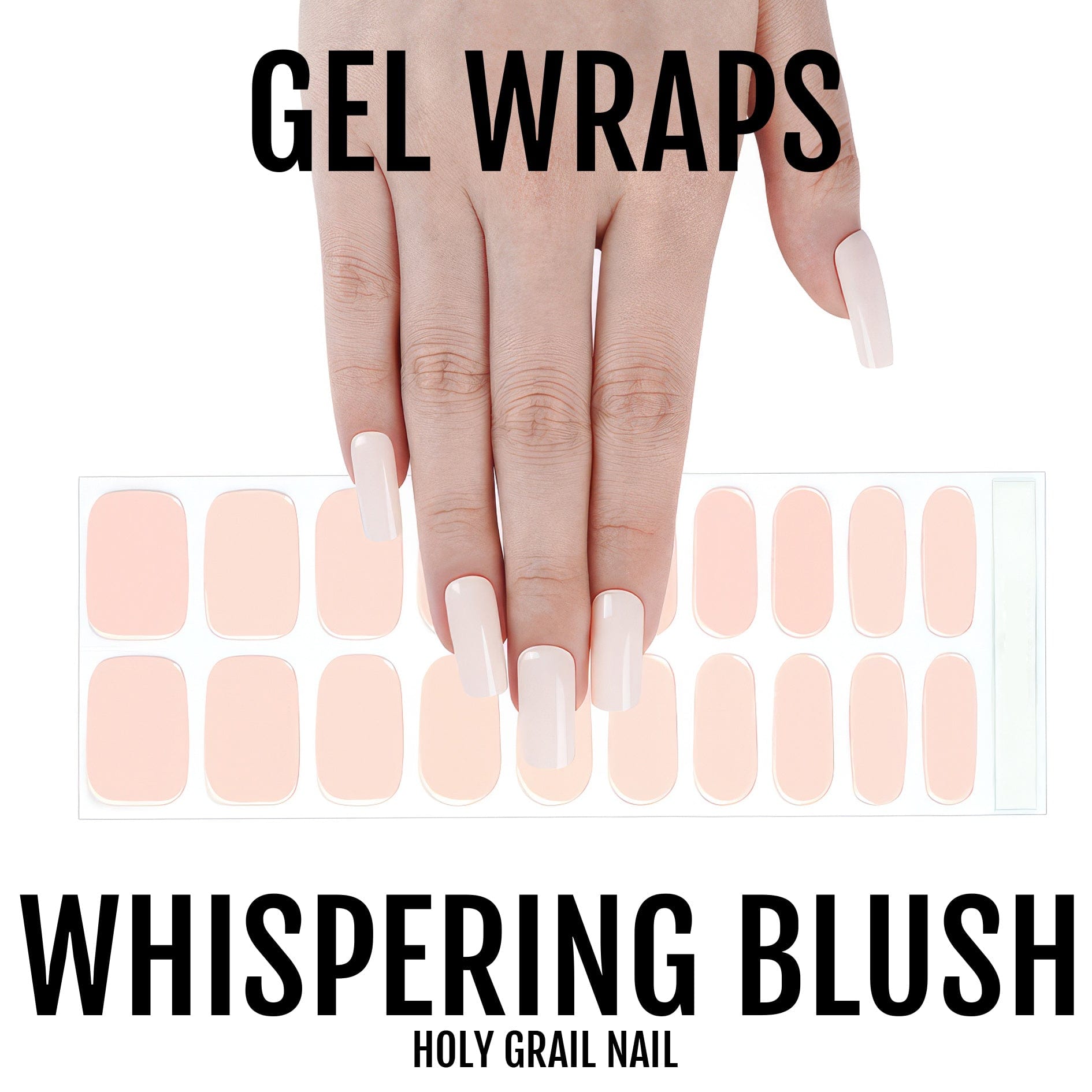 Holy Grail Nail Semi-Cured Gels Whispering Blush - Gels