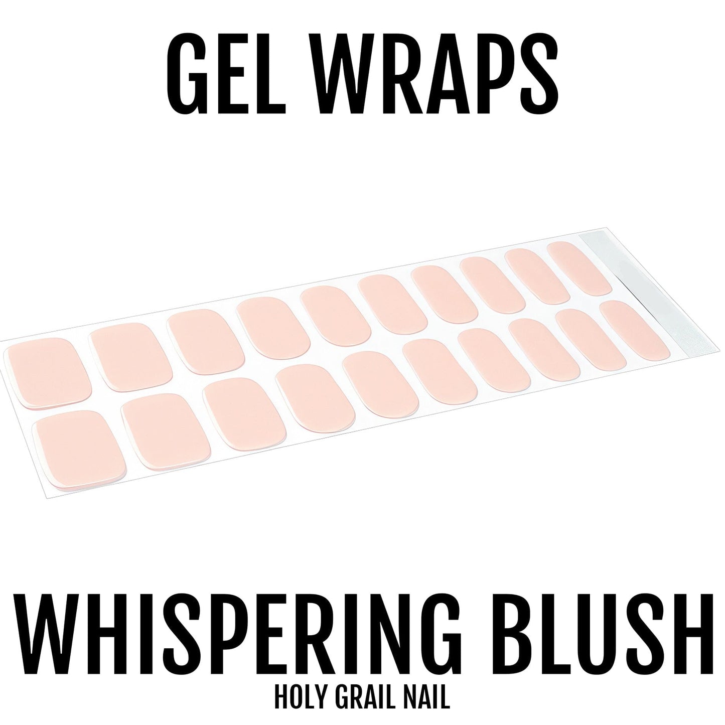 Holy Grail Nail Semi-Cured Gels Whispering Blush - Gels