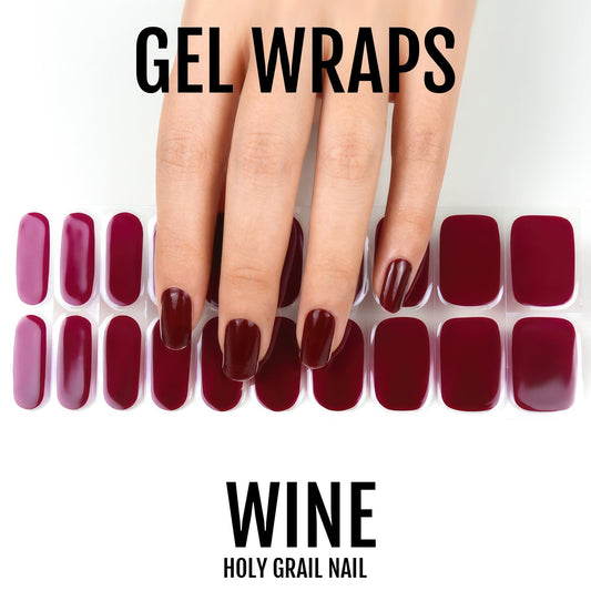 Holy Grail Nail Semi-Cured Gels Wine - Gels, Mulled Wine Gels, Holy Gels, Plum Gel, Hello Nails