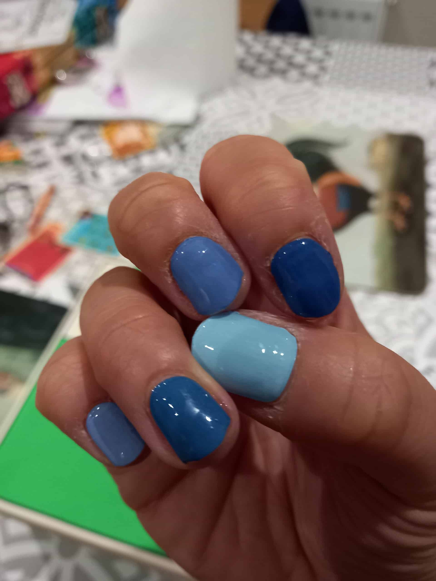 Holy Grail Nail Semi-Cured Gels Shades of Blue - Gels