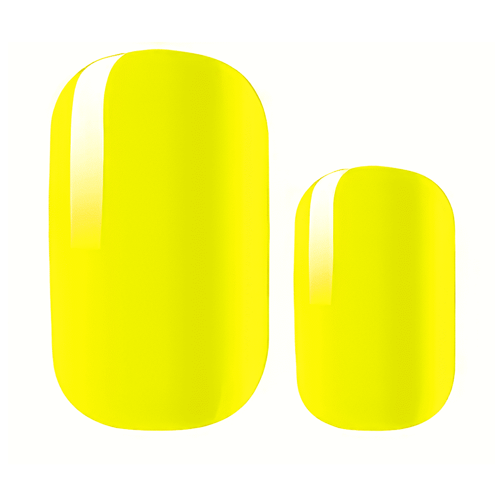 Holy Grail Nail Non-UV Nail Wraps Neon Yellow - Holy Classics (Non-UV Nail Wraps)