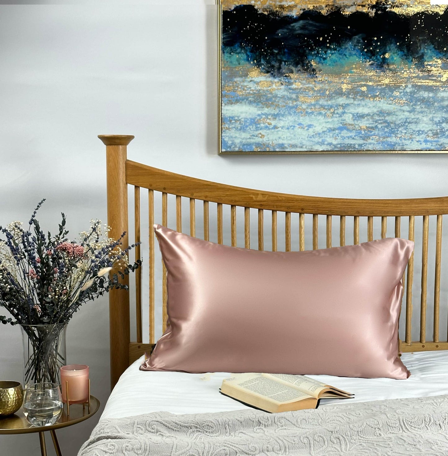 SILK LAB Silk Pillowcase Silk Pillowcase - Dark Pink