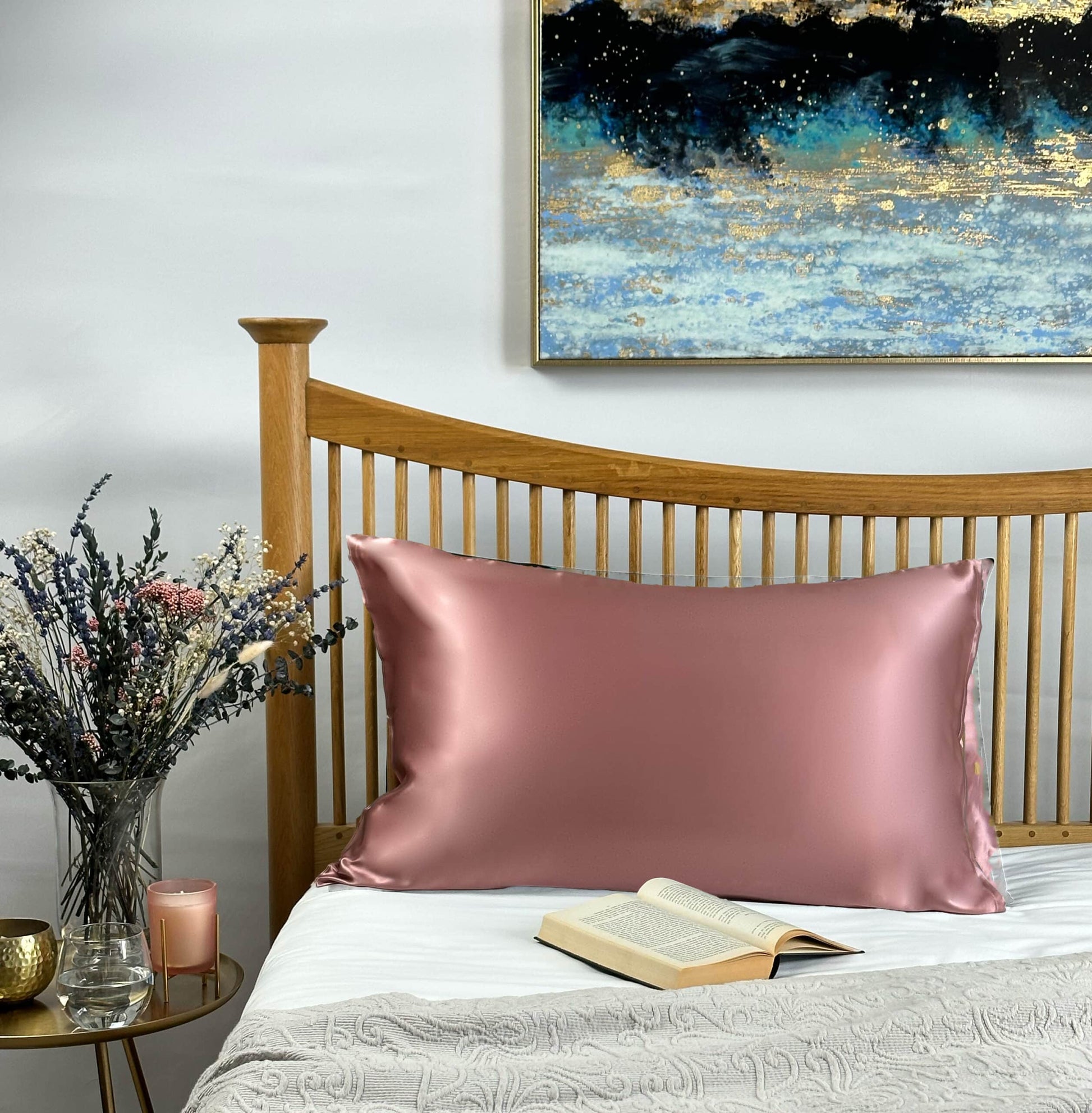 SILK LAB Silk Pillowcase Silk Pillowcase - Sugar Pink